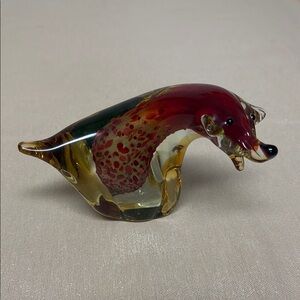 Murano Glass Art Deco Honey bear Figurine